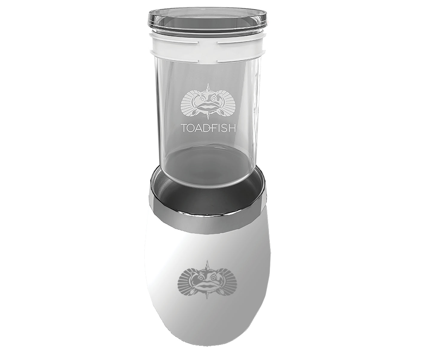 Non-Tipping Wine Tumbler Glass Insert