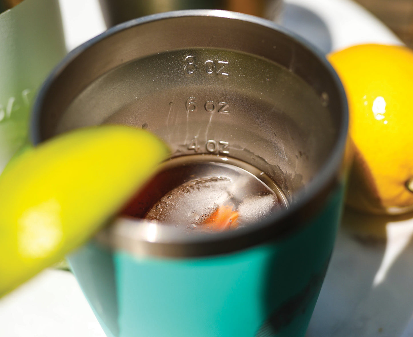 Non-Tipping Rocks Tumblers With Lid