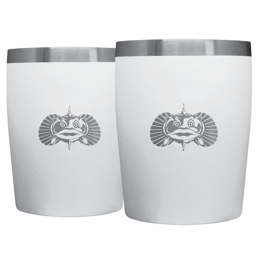 Non-Tipping Rocks Tumblers With Lid - 2 Pack