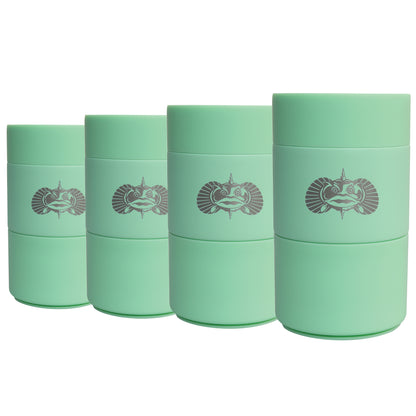 Non-Tipping Can Cooler - 4 Pack