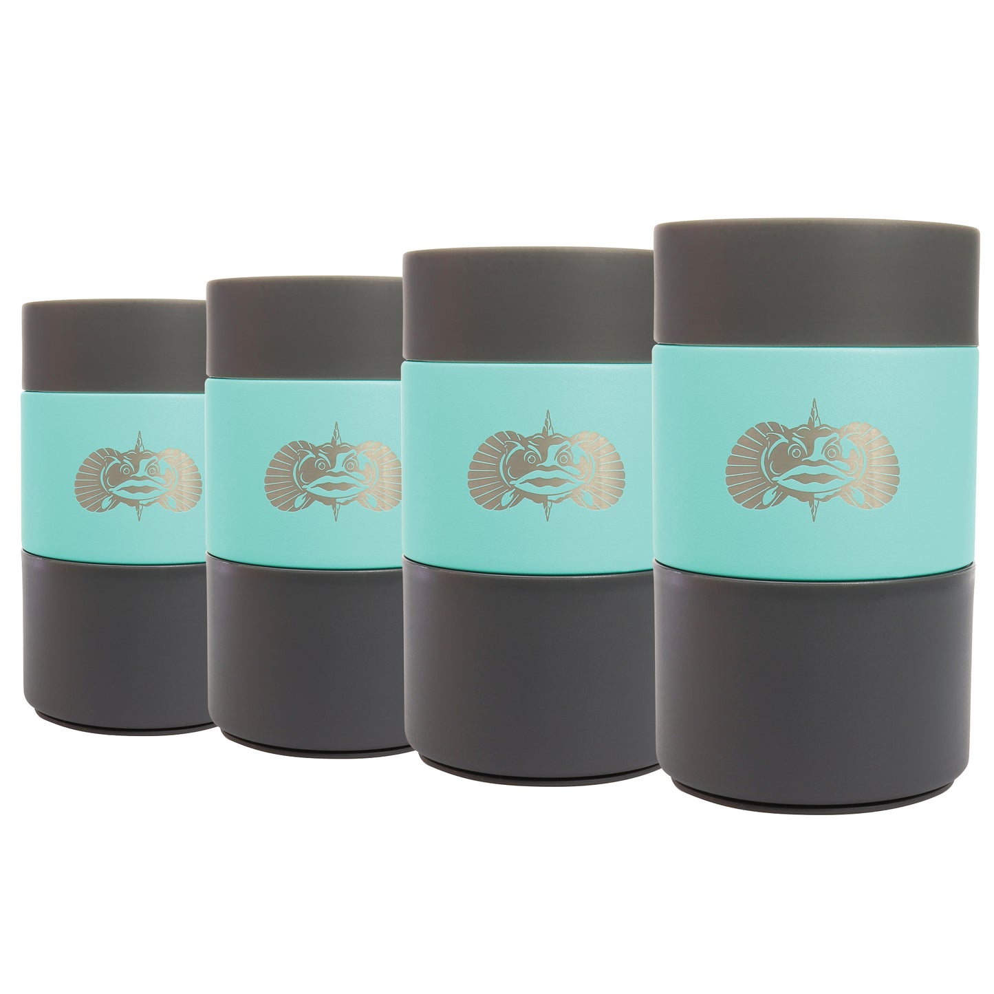 Non-Tipping Can Cooler - 4 Pack