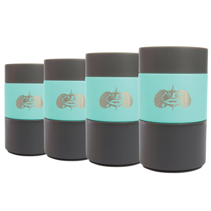 Non-Tipping Can Cooler - 4 Pack
