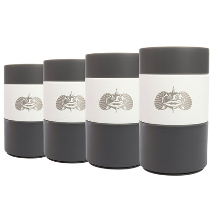 Non-Tipping Can Cooler - 4 Pack