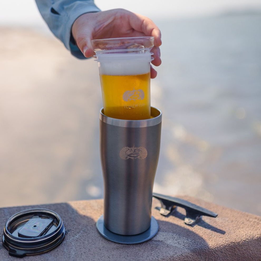 Non-Tipping 20oz Tumbler Glass Insert (16oz capacity) – Toadfish ...